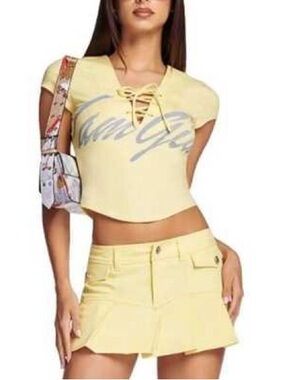 I.AM.GIA Y2K Yellow Top